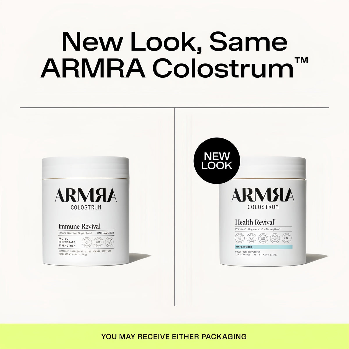 ARMRA Colostrum Powder | Unflavored | Gut Health & Bloating | Skin & Hair | Immunity | Keto, Gluten & Fat-Free | 120 Servings